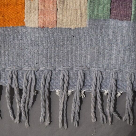 Vintage Southwestern Wool Wall Tapestry 3D Pueblo Cutout Home Decor 28x45 - Picture 12 of 16